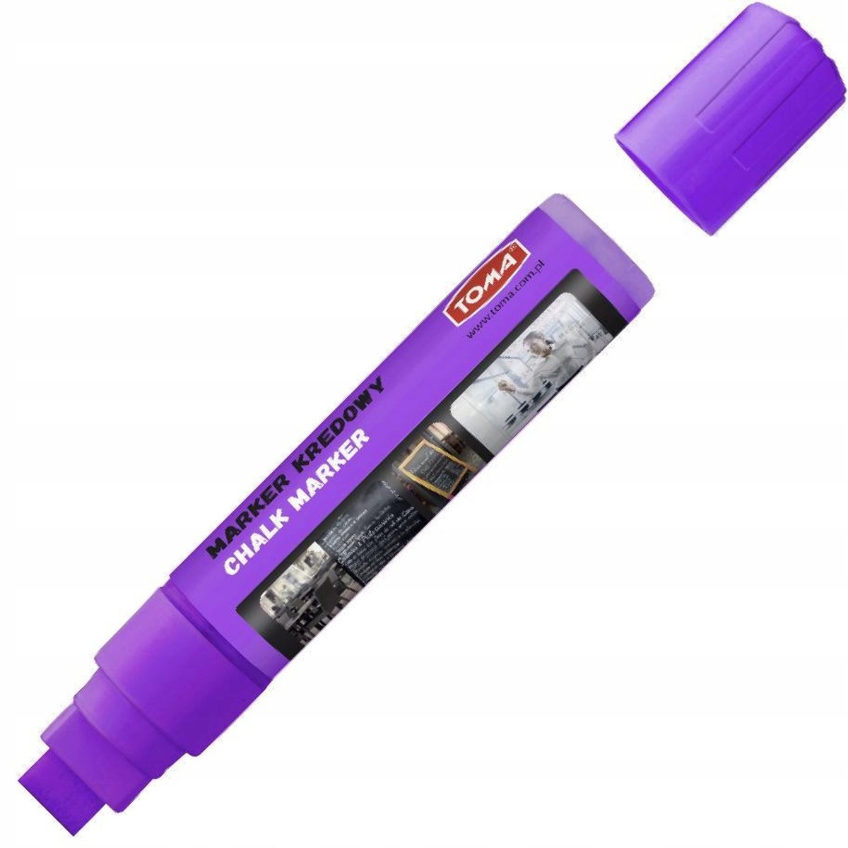TOMA Krijtmarker Paars - Uitwisbaar & Geurloos