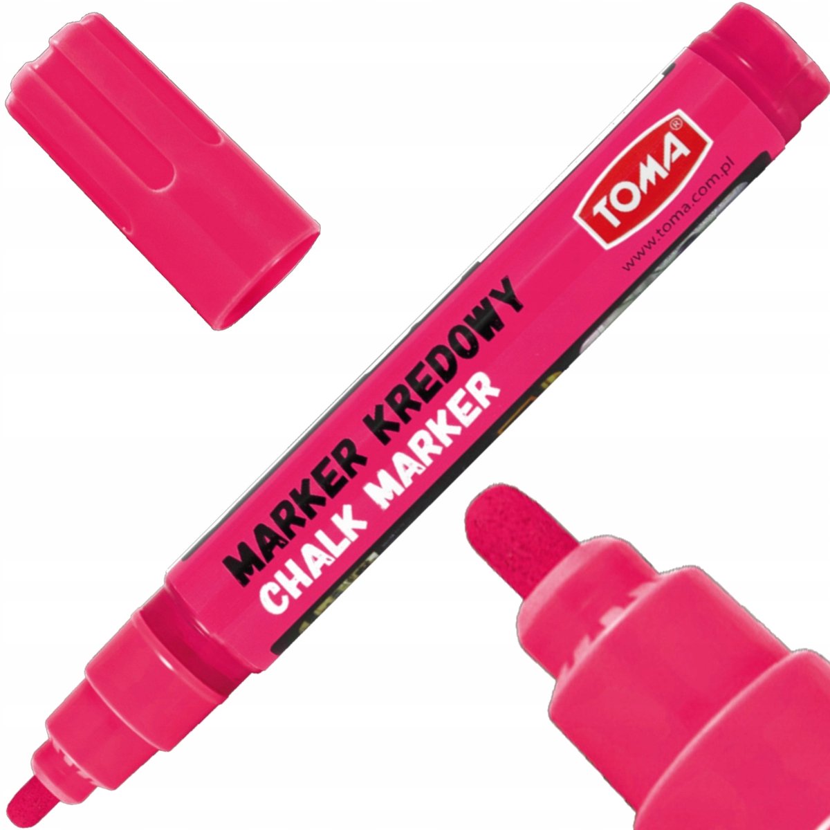 Toma Krijtmarker TO-292 4,5mm Roze - Vloeiende Krijtinkt