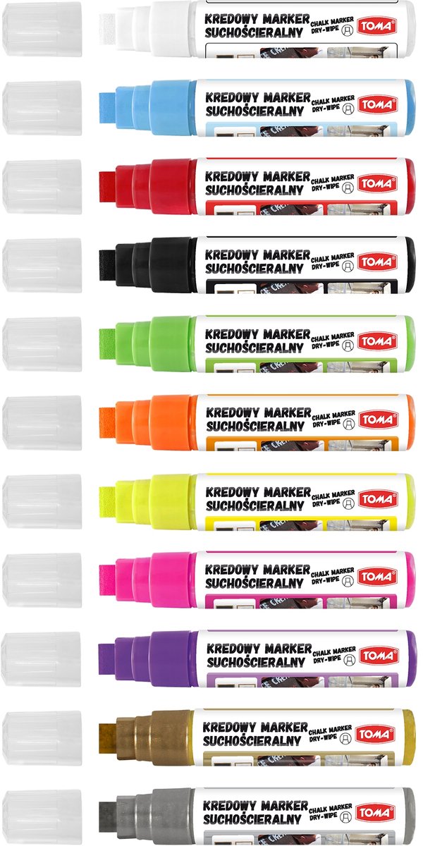 Toma TO-294 Krijtmarker Vloeibaar - 8-15mm - Zilver
