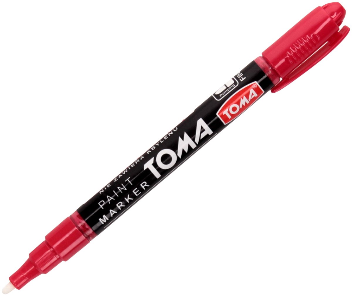 Toma TO-441 Olie Marker Permanent Rood 1.5mm Waterdicht