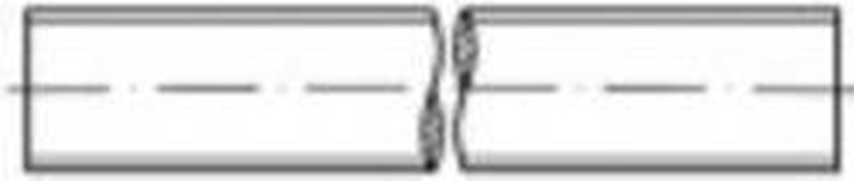 TOOLCRAFT 1066485 M10 Draadeind M10 1000 mm RVS A2 1 stuk(s)