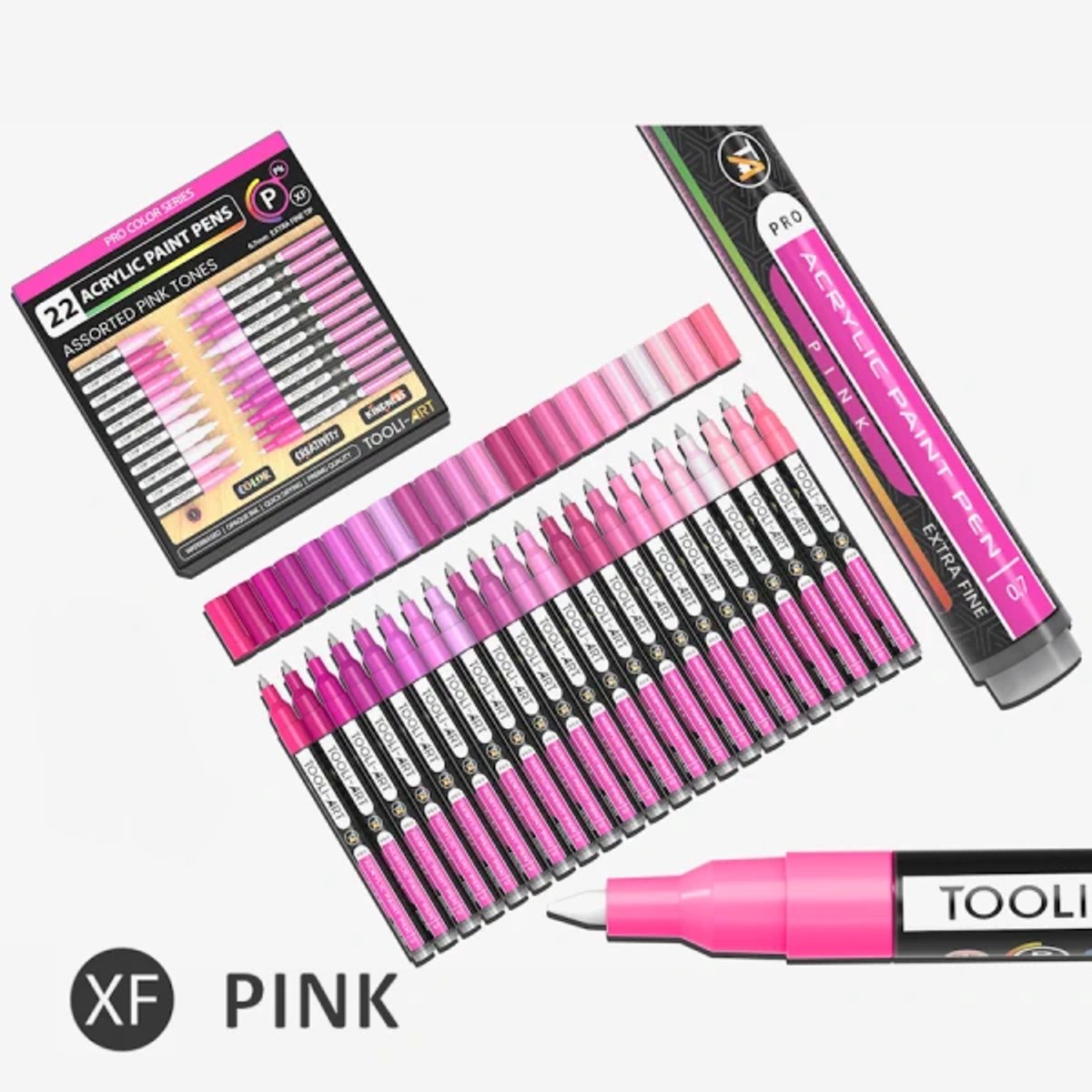 Tooli Art Marker set Pink 0.7mm