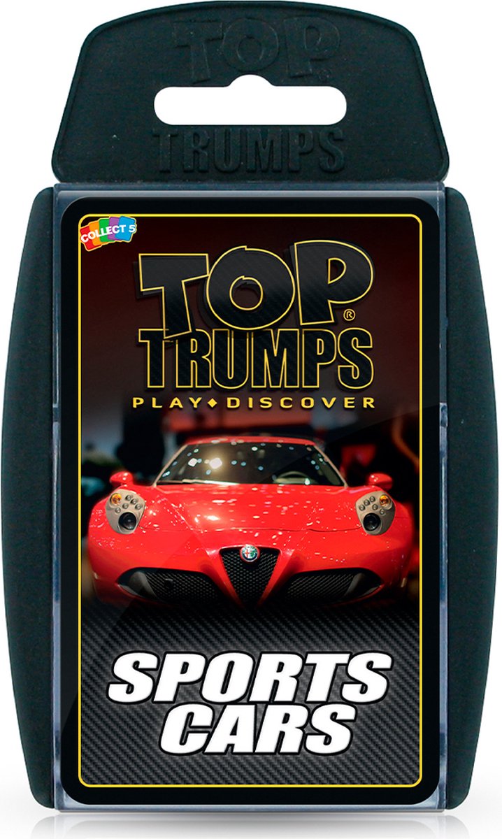 Winning Moves Sports Cars - Kaartspel - Top Trumps - Engels
