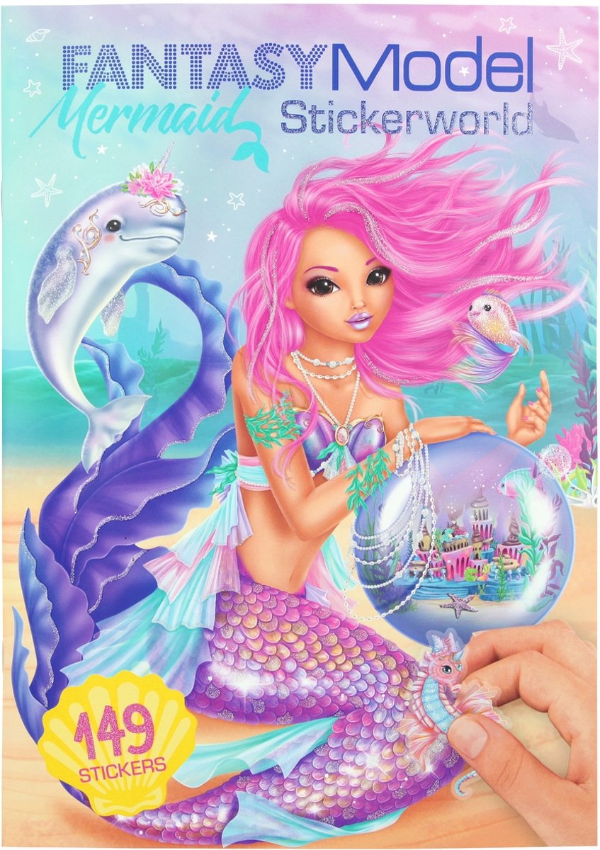 Fantasy Model Mermaid Stickerboek
