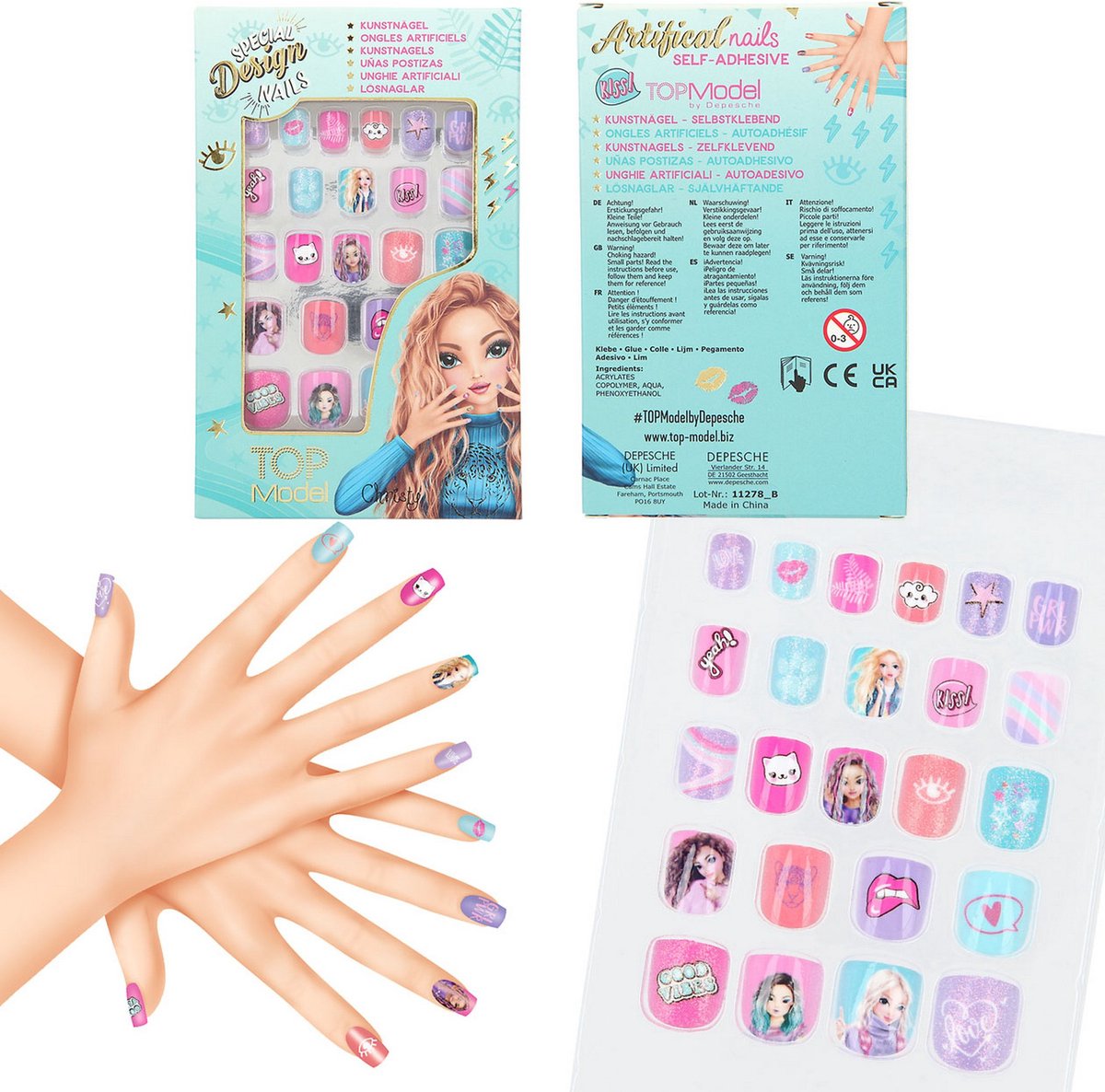 TOPModel Kunstnagels Turquoise