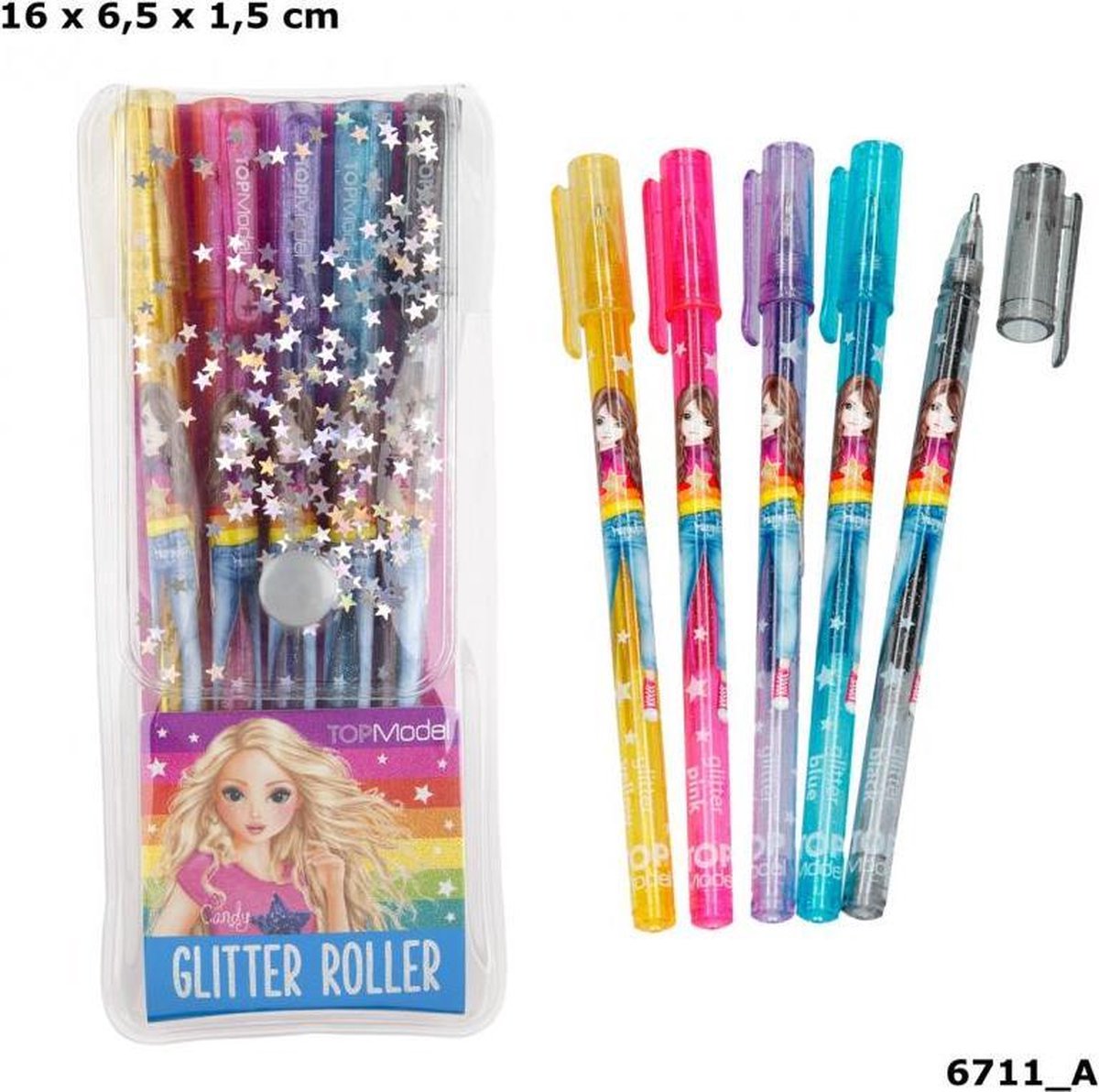 TOPModel glitter gelpen-set