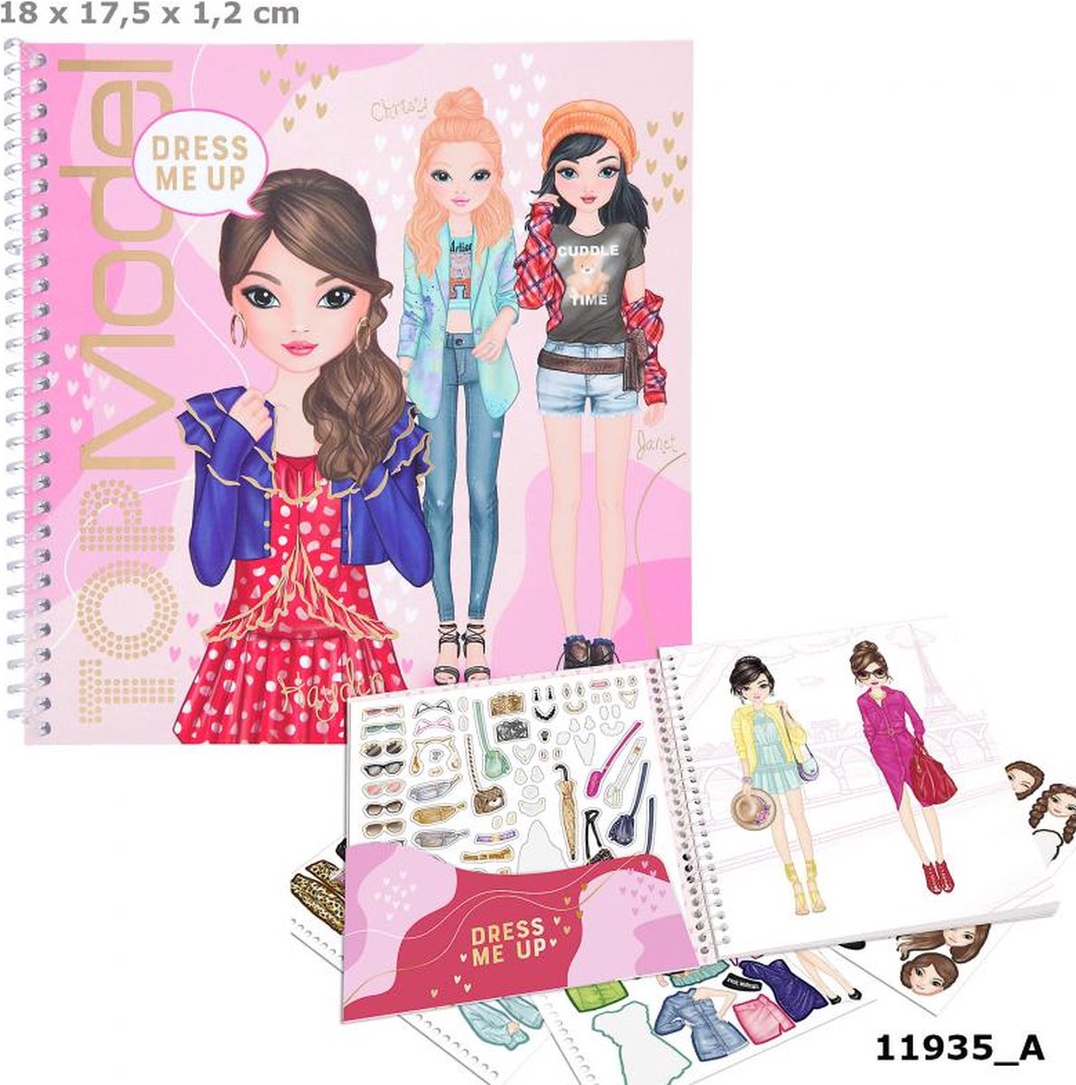 TOPModel stickerboek Dress Me Up