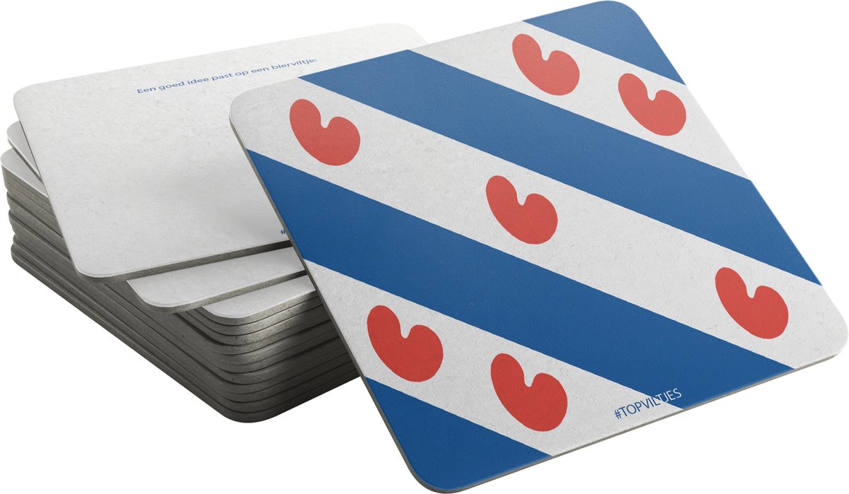 Bierviltjes Vlag Friesland (20 stuks)