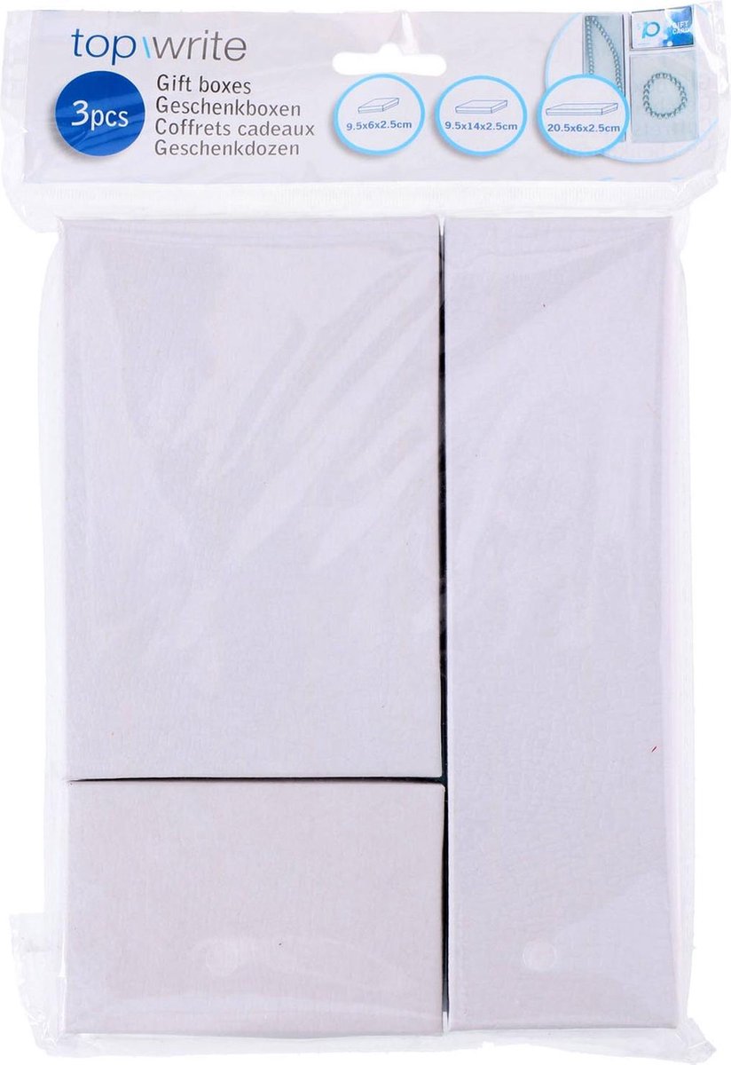 Kleur je eigen Geschenkdoosjes, 3st.