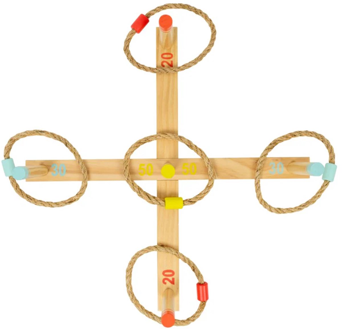 TP Toys - Houten ringwerpspel ringwerp hout, wooden ring toss game