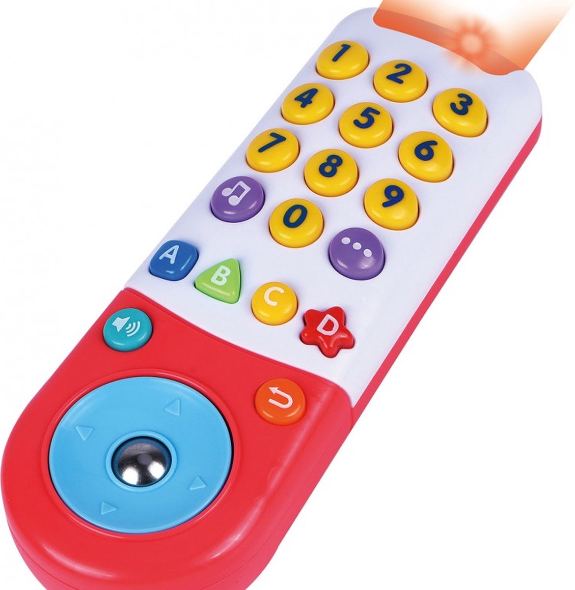 Baby Speelgoed Afstandsbediening - Tachan - Met Geluidjes en Lichtje - Inclusief Metalen Bal om te Scrollen -