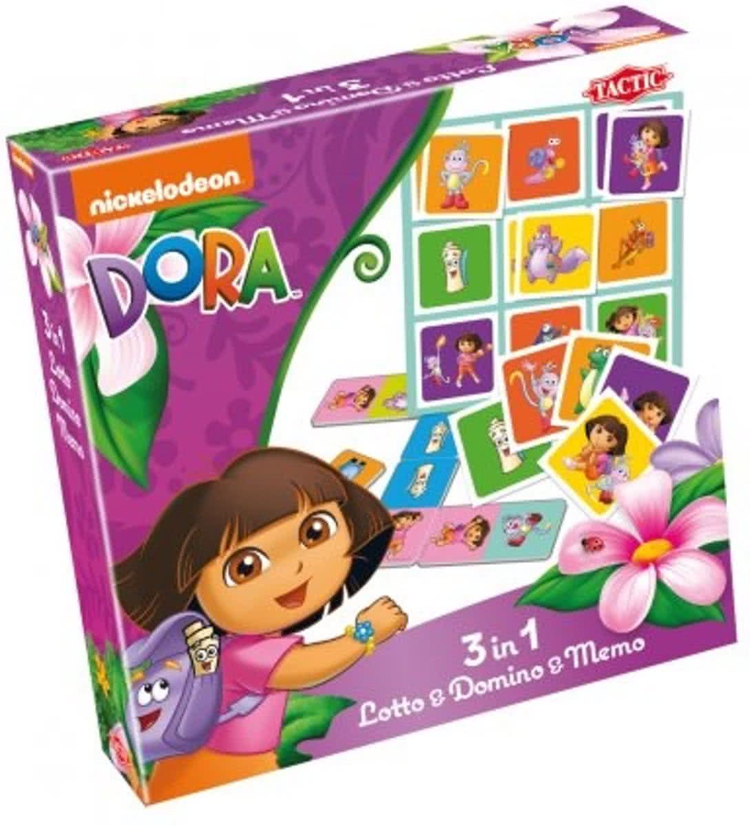 Dora 3in1 Lotto & Domino & Memo