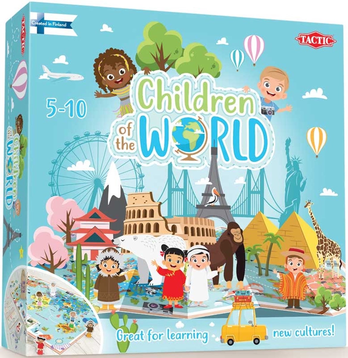 Tactic educatief bordspel Children of the World - multicultureel spel.