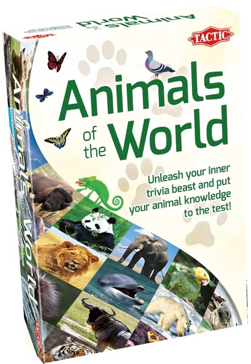 Tactic educatief spel Animals of the World kaartspel dieren leren.