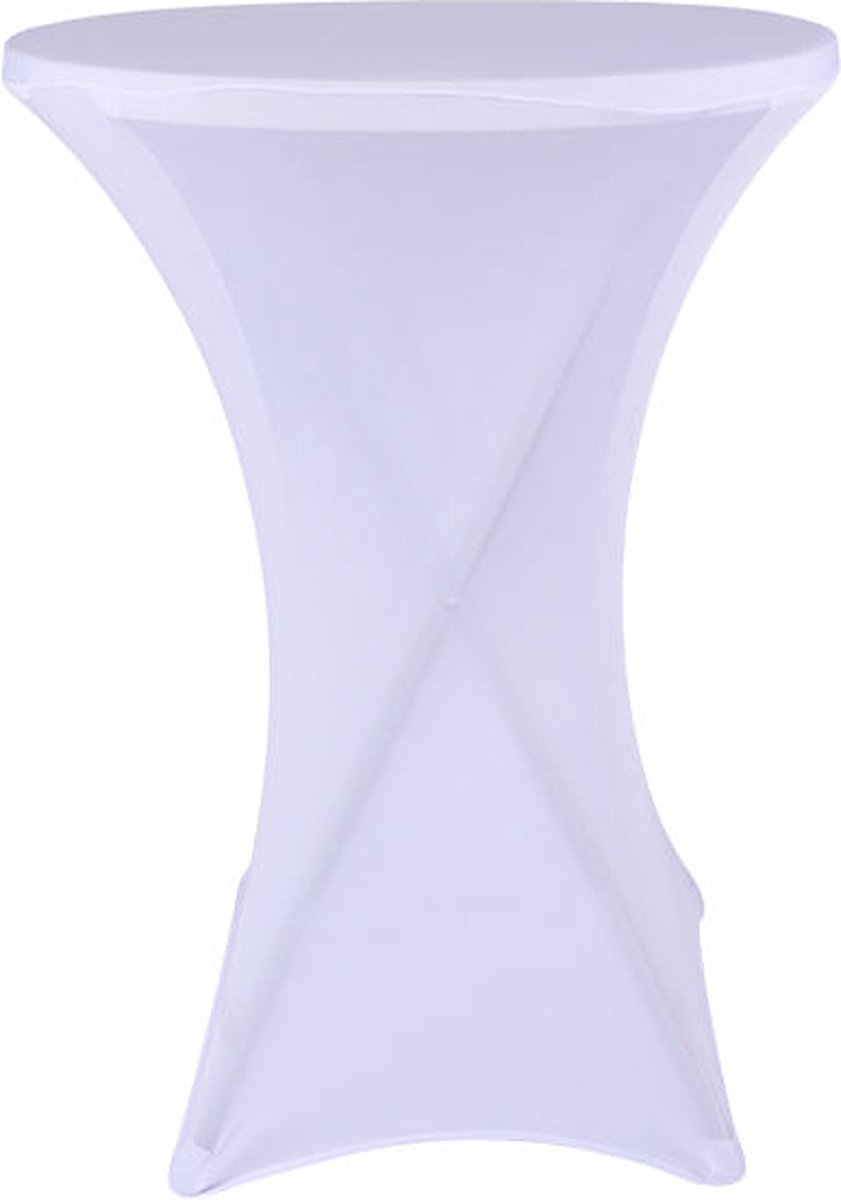 Statafelrok Wit 80cm - Statafelhoes -   - Bezza Media