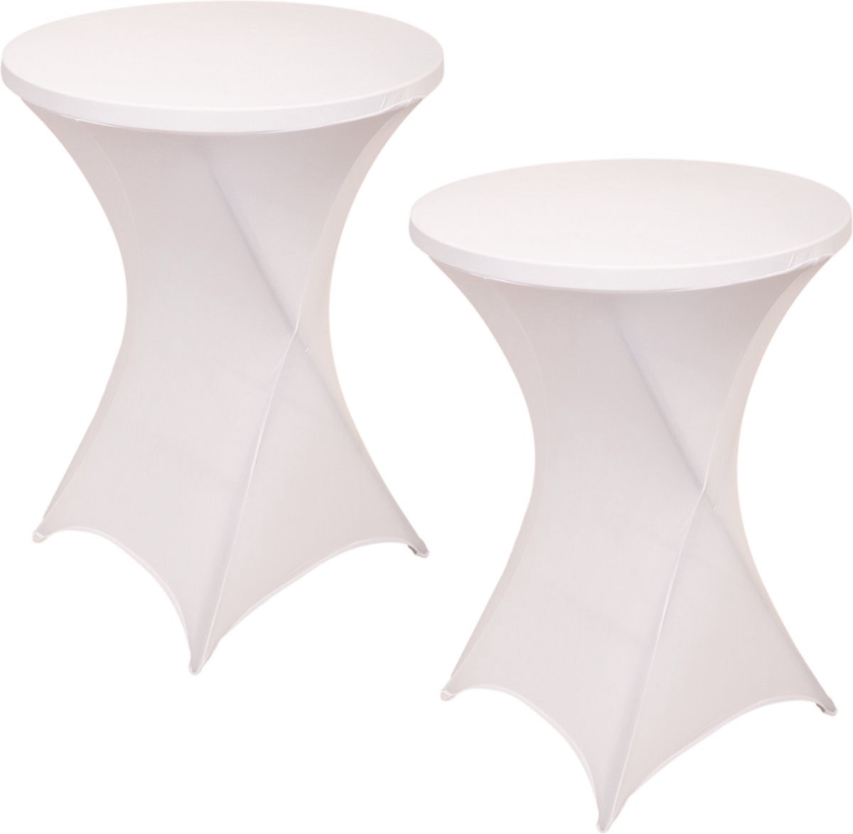 Statafelrok Wit 80cm - Statafelhoes -   - Set van 2 - Bezza Media