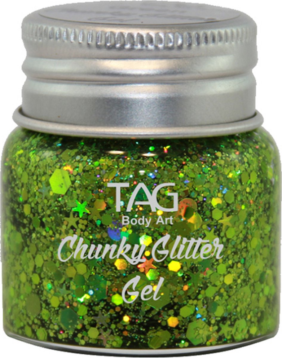 Tag Chunky Glitter Gel Groen