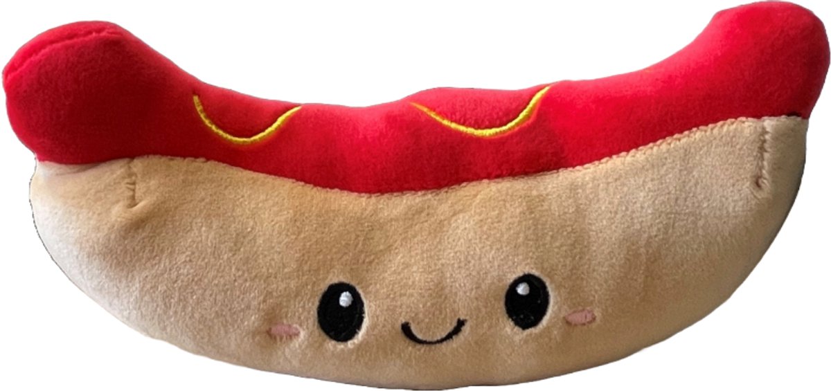Fluffy Menu fast food pluche Hotdog 16/11cm 660651