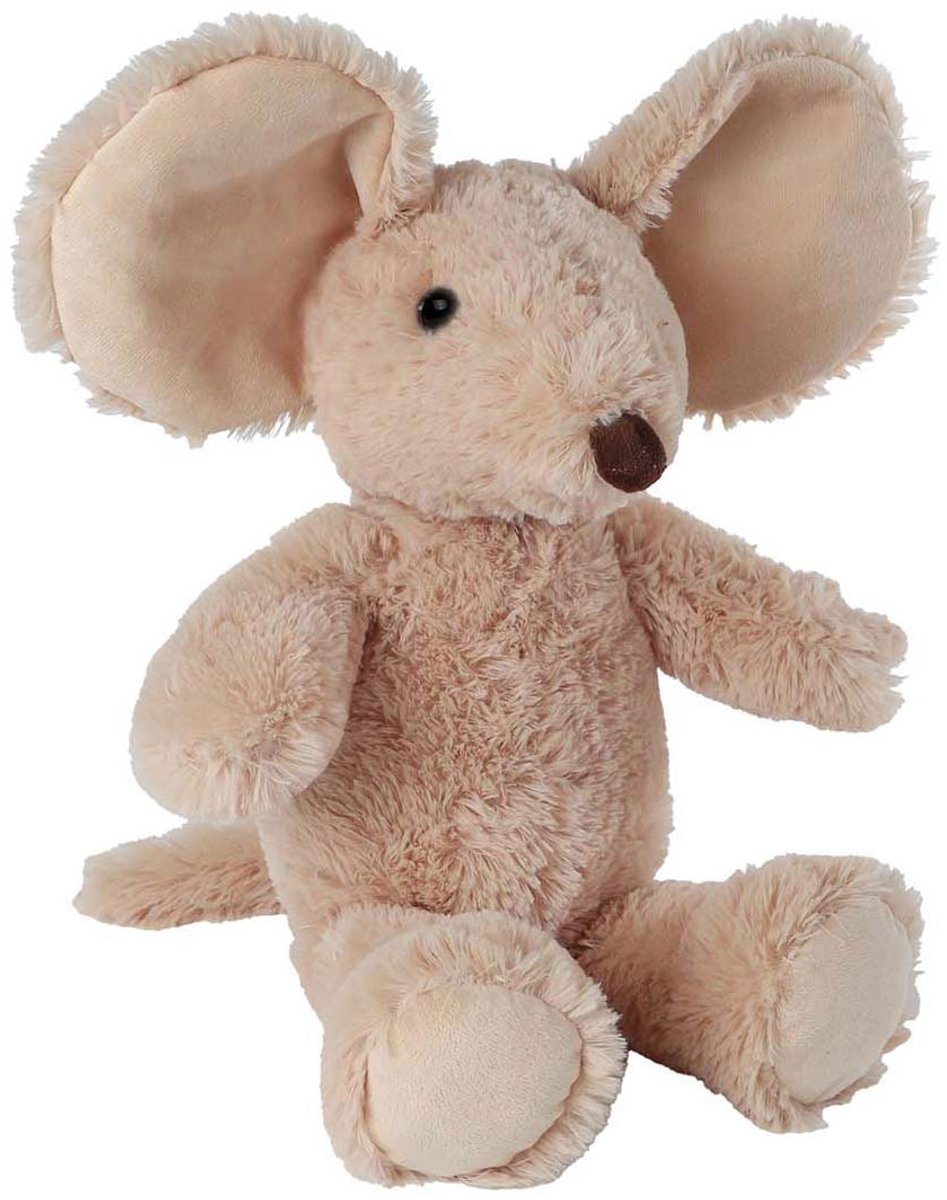 Knuffel pluche muis bruin - zachte knuffelmuis 33/50cm speelgoed.