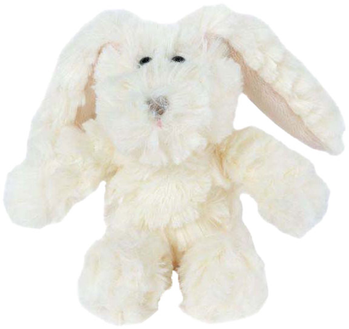 Knuffelkonijn pluche wit Take Me Home 10cm zacht speelgoed.