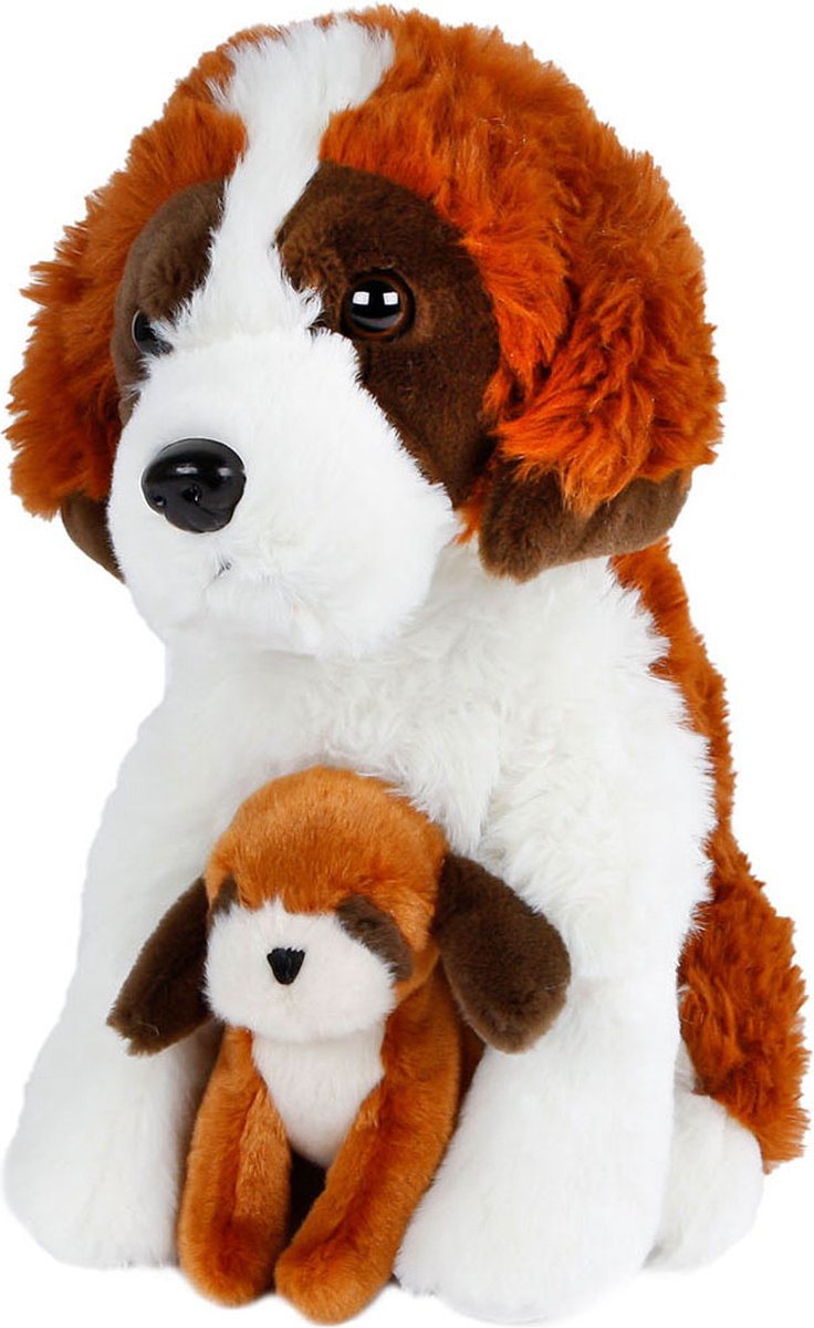 Take Me Home Knuffel Hond met Baby Pluche, 26cm