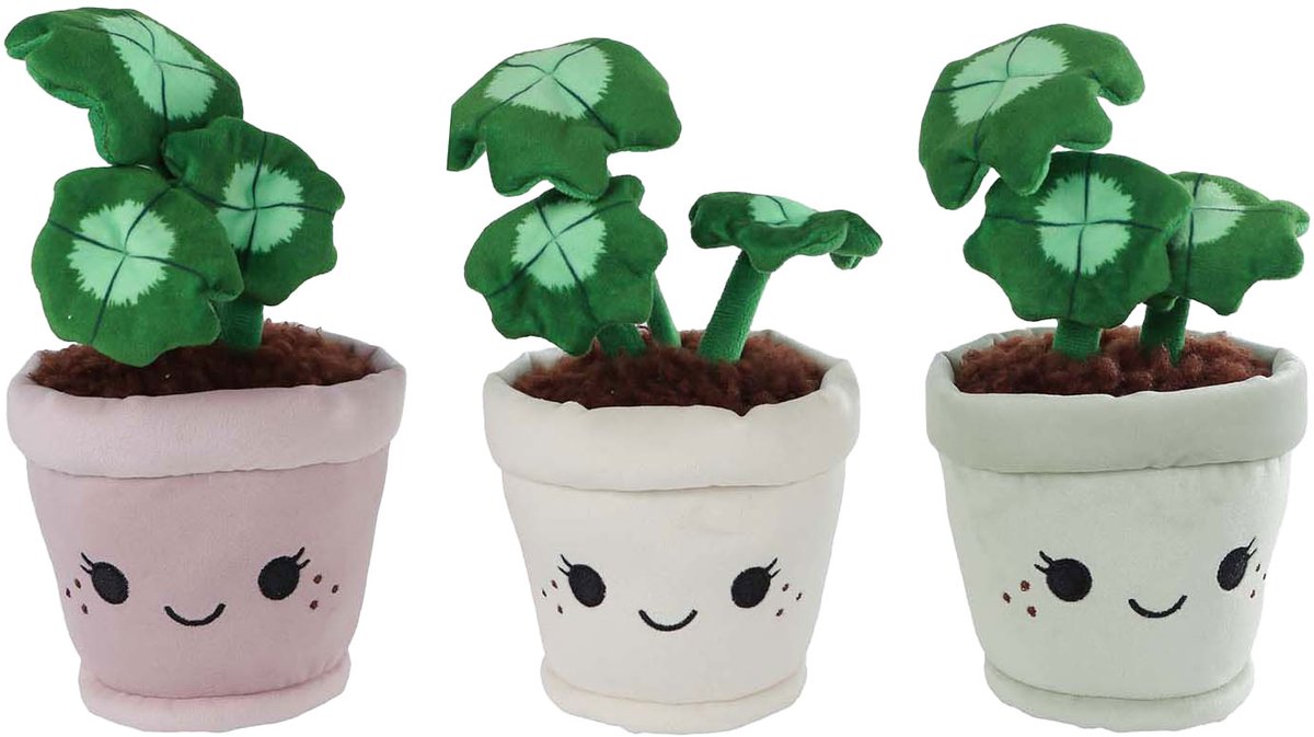 Take Me Home Knuffel Plant Pluche - Klavertje, 19cm