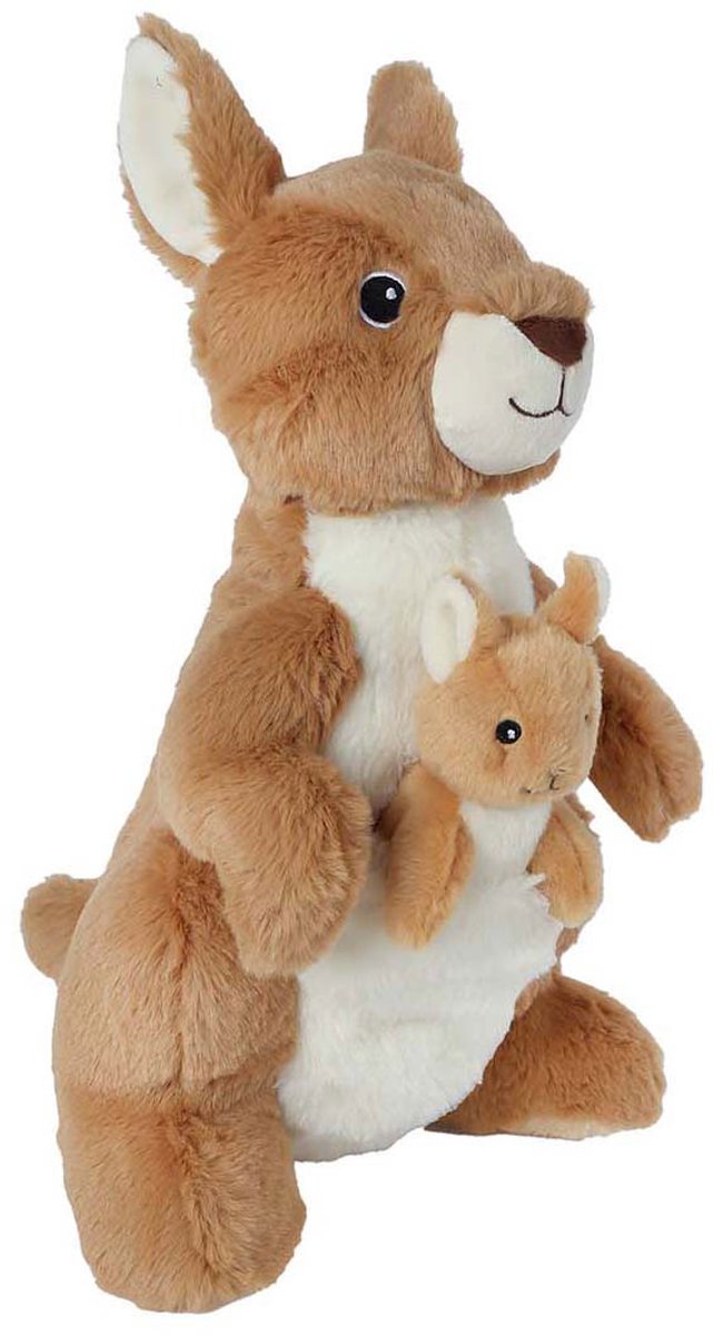 Take Me Home Knuffel Pluche - Kangaroo met Baby, 32cm