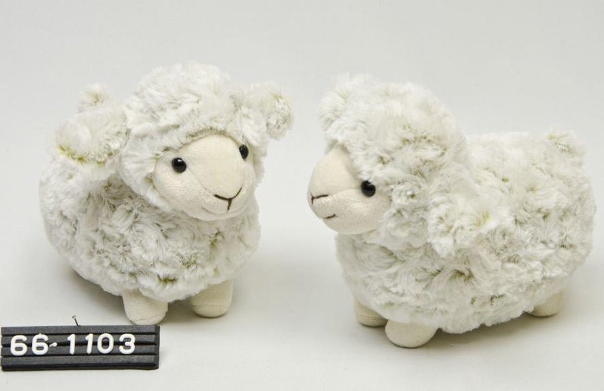 Take Me Home Knuffel schaap Junior 21 Cm Pluche Wit