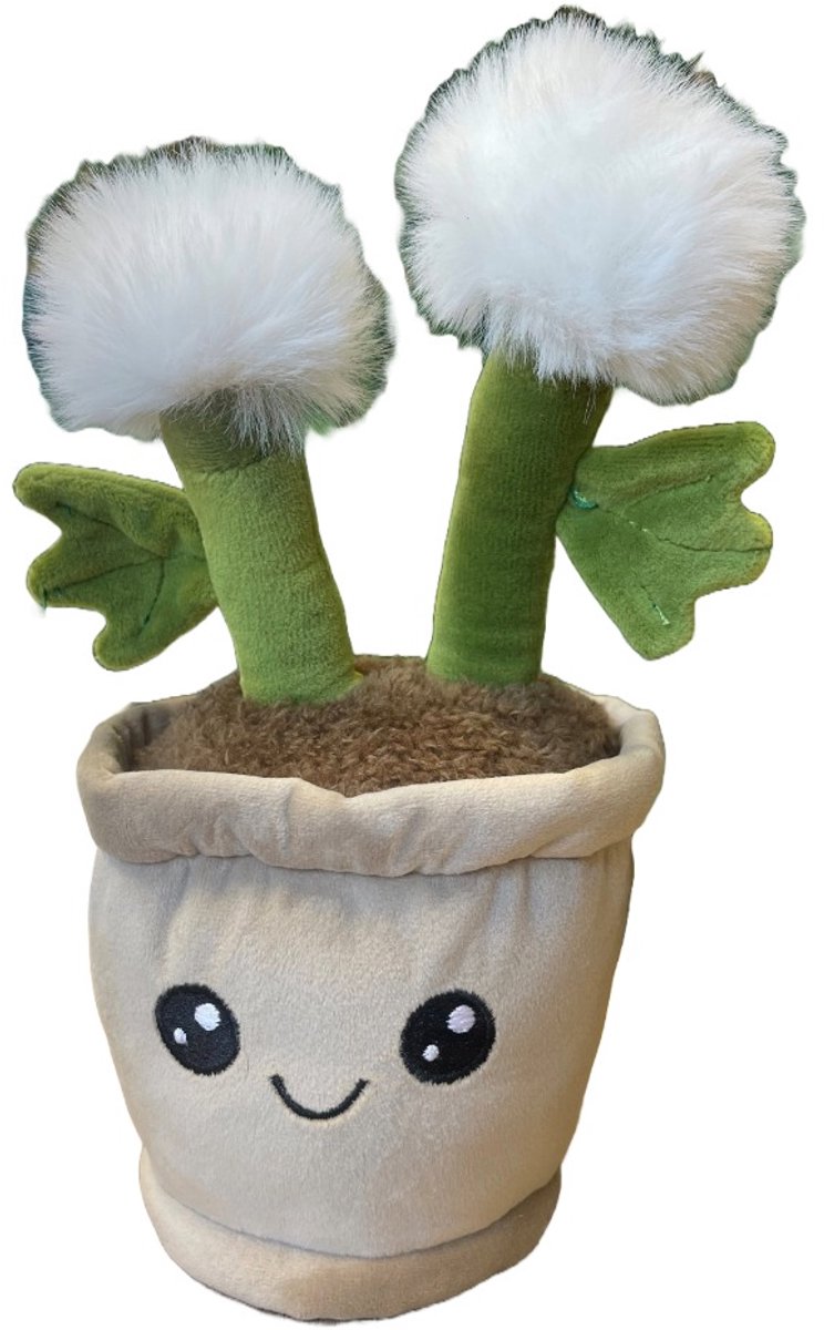 Take me home plant pluche paardenbloem Beige 23 cm 660663