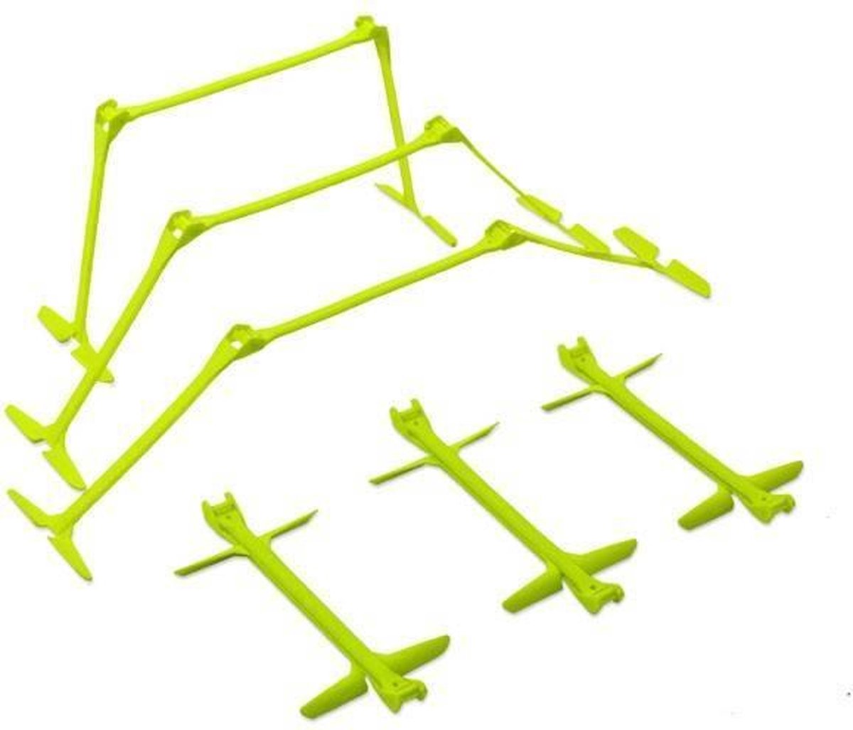 Quick klik hordenset 6x: kies 15cm, 23cm en 30cm hoogte