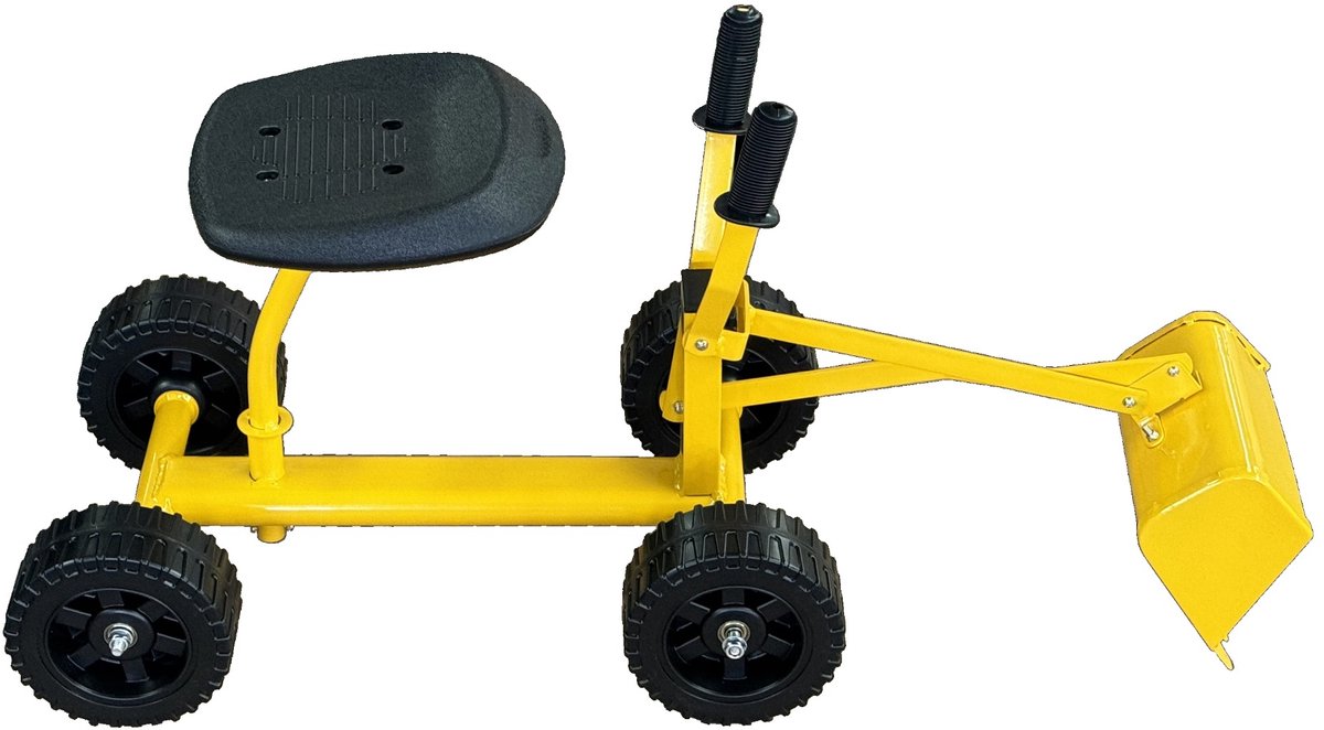 Talen Tools - Graafmachine - Voor kinderen - Op wielen - Metaal