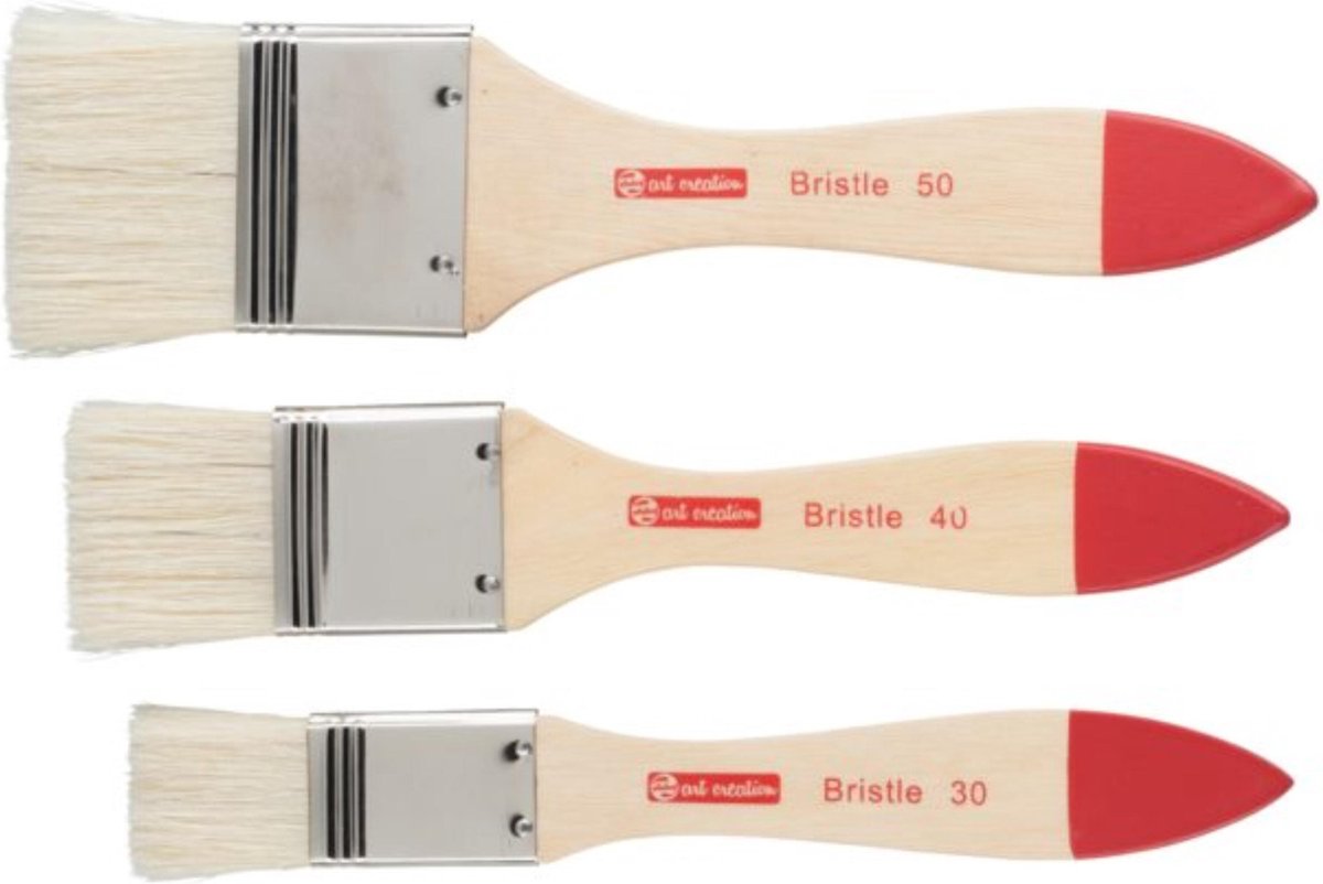 Talens Art Cration spalterset varkenshaar, set met 3 spalters