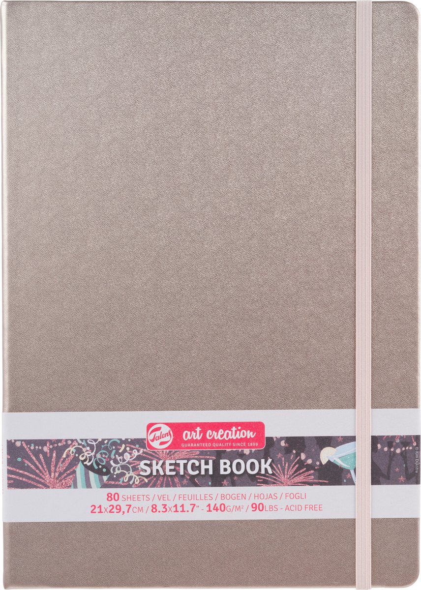 Talens Art Creation Schetsboek Roze Champagne 21 x 29.7 cm 140 g 80 Vellen