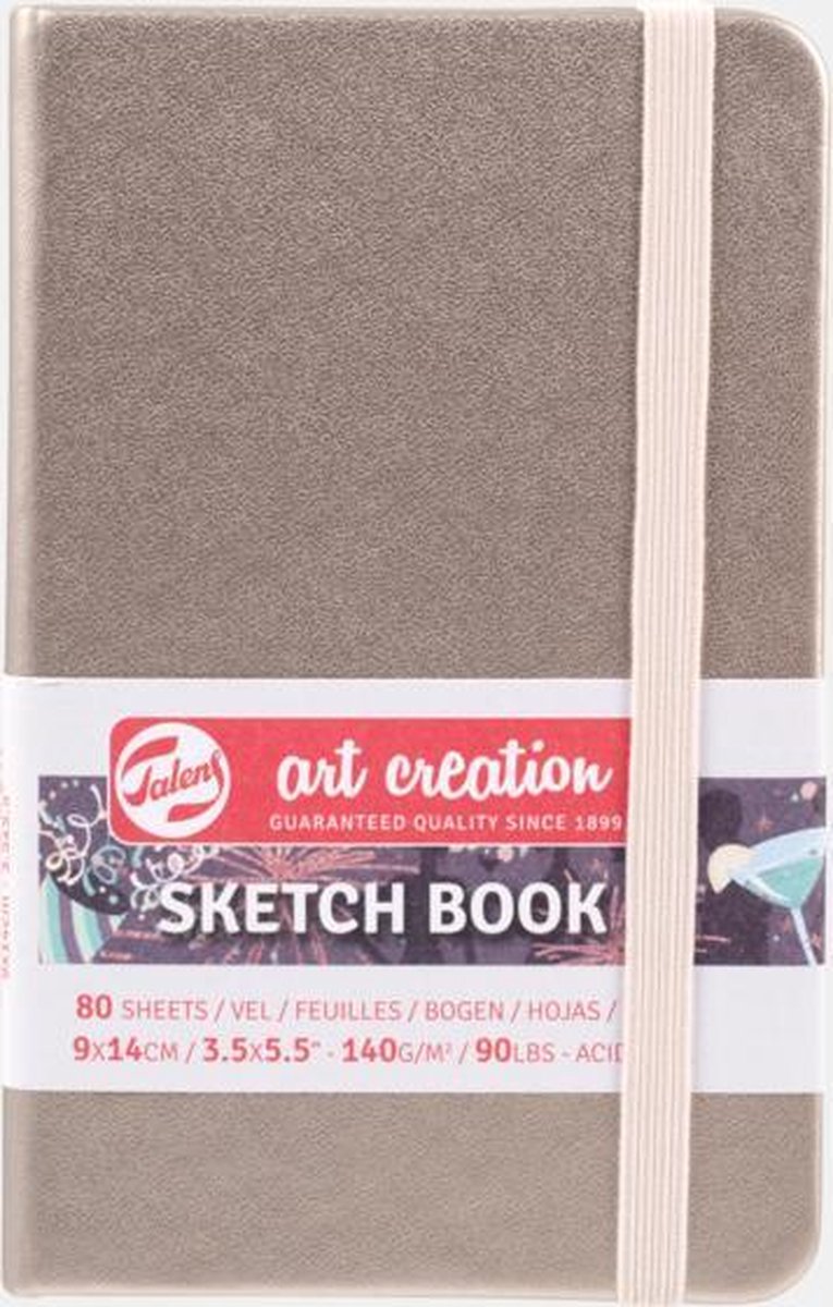 Talens Art Creation Schetsboek Roze champagne - 80 vellen - 9x14cm