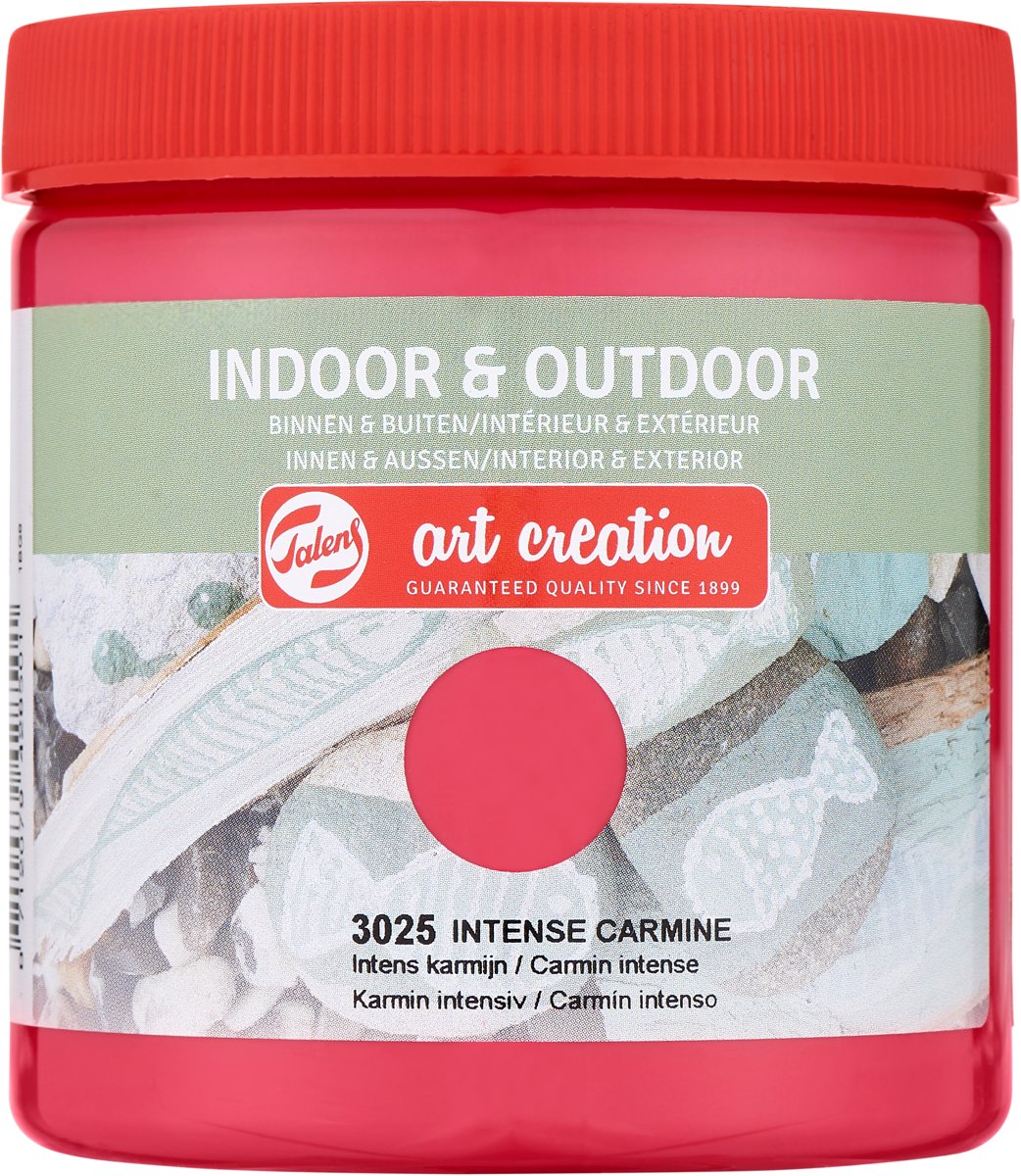 Talens Art Creation indoor & outdoor verf 250ml - Intens karmijn