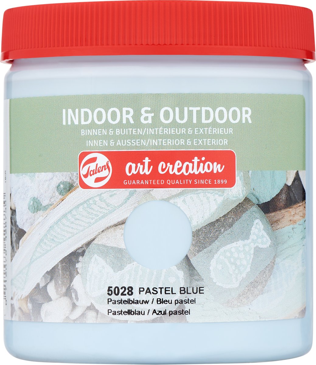   indoor & outdoor verf 250ml - Pastelblauw