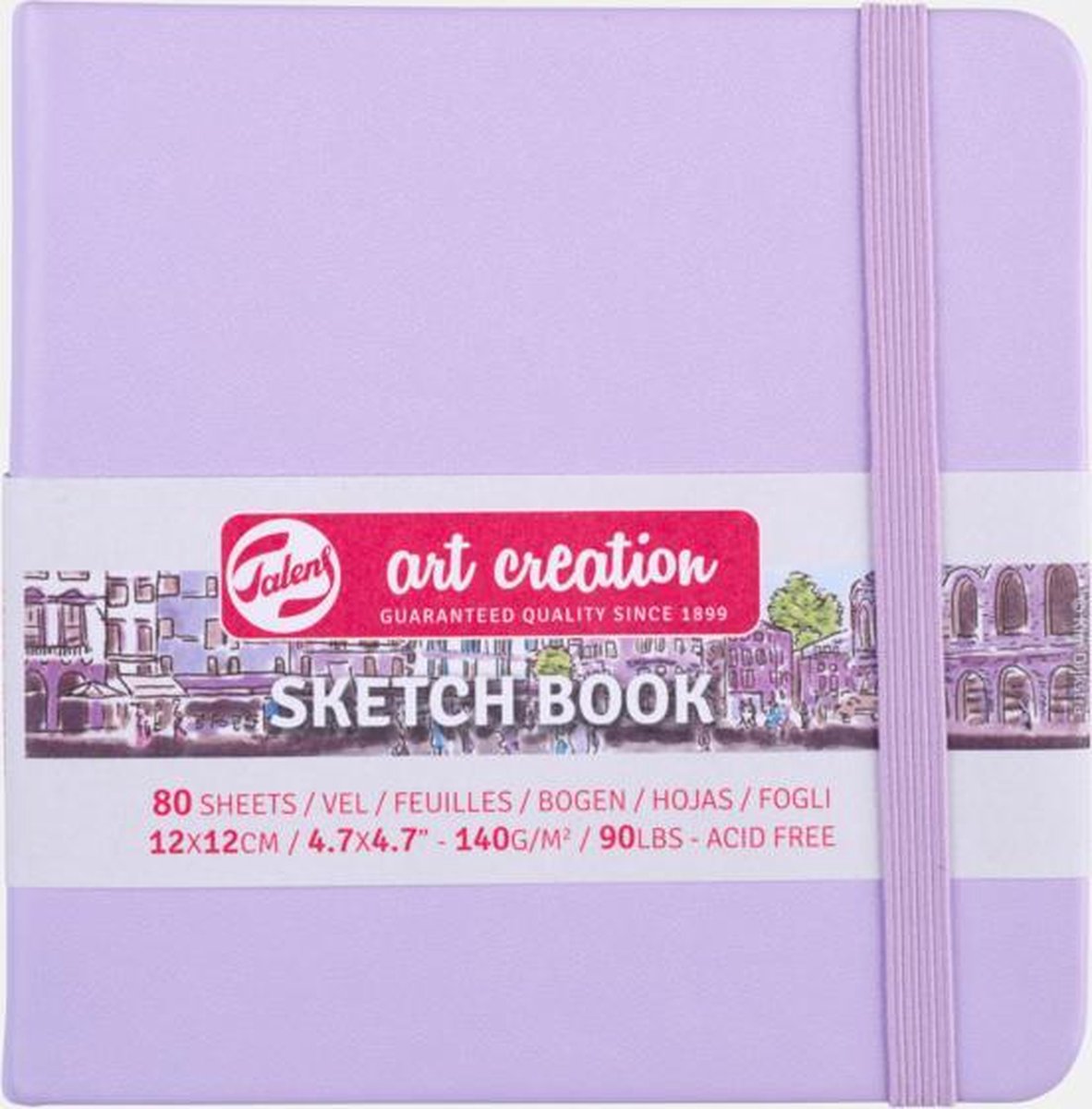 Talens Art Creation schetsblok 12x12cm - 80 vellen - roze