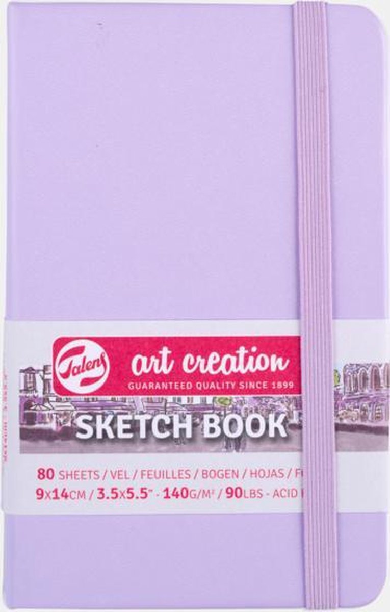 Talens Art Creation schetsblok 9x14cm - 80 vellen - roze