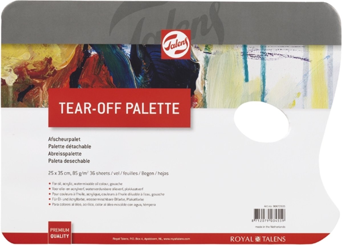 Afscheurpalet 25x35cm 85 g/m² 36 vellen