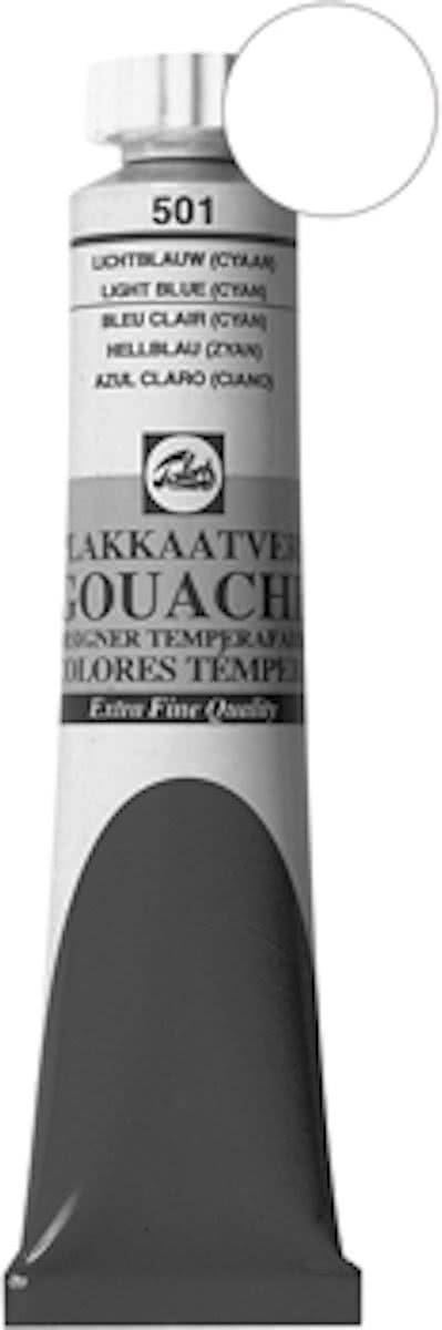 Plakkaatverf Extra Fijn wit tube 20ml