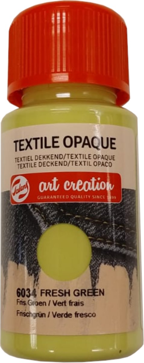 Talens - Art Creation - Textielverf - Dekkend - Fris groen - 50ml