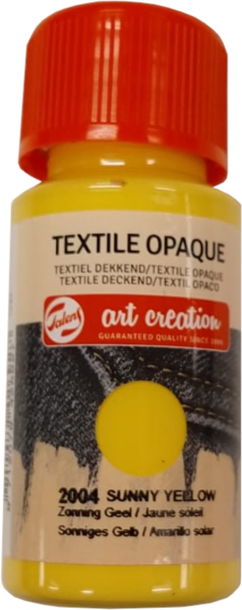 Talens - Art Creation - Textielverf - Dekkend - Zonnig geel - 50ml