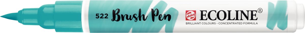 Talens - Ecoline - Brushpen - Turkooisblauw