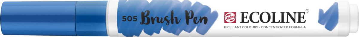 Talens - Ecoline - Brushpen - Ultramarijn licht