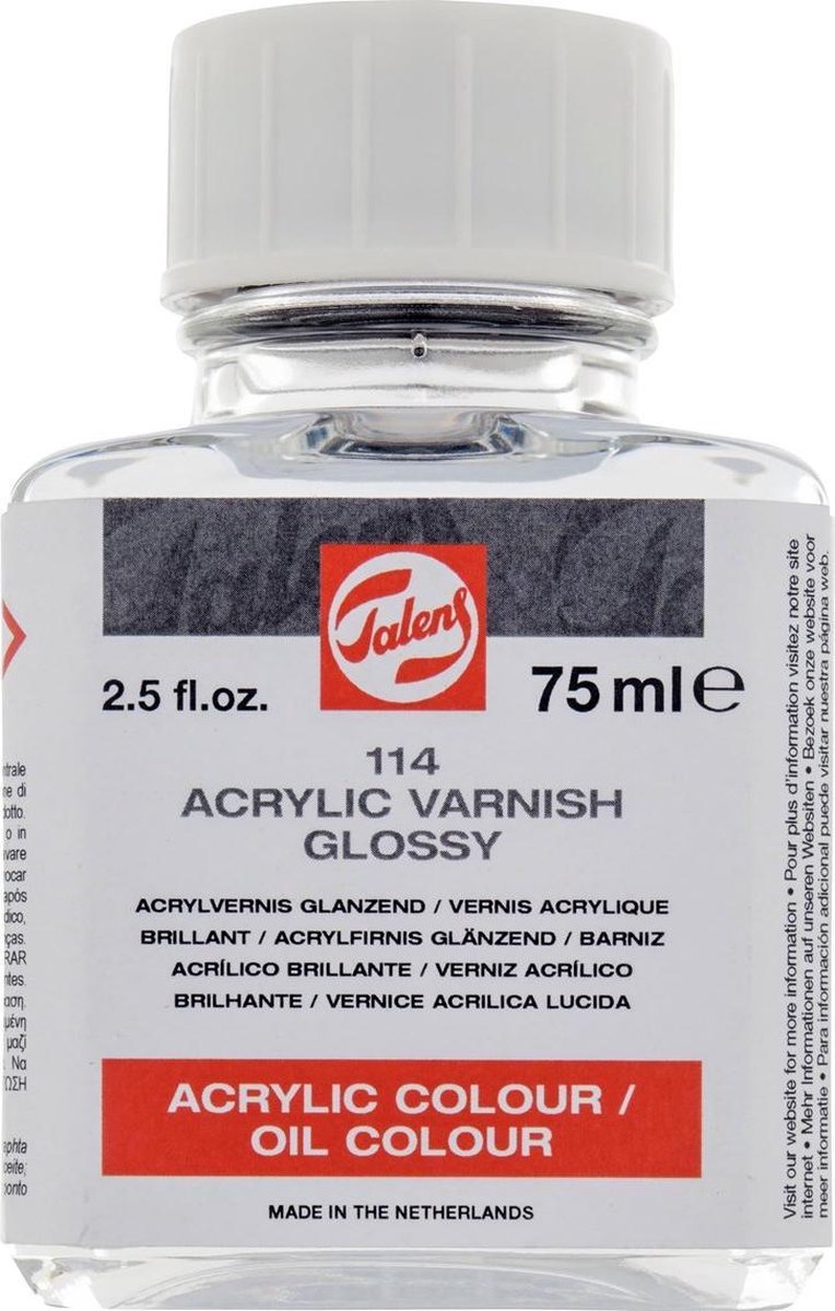   Acrylvernis Glanzend 114 Fles 75 ml