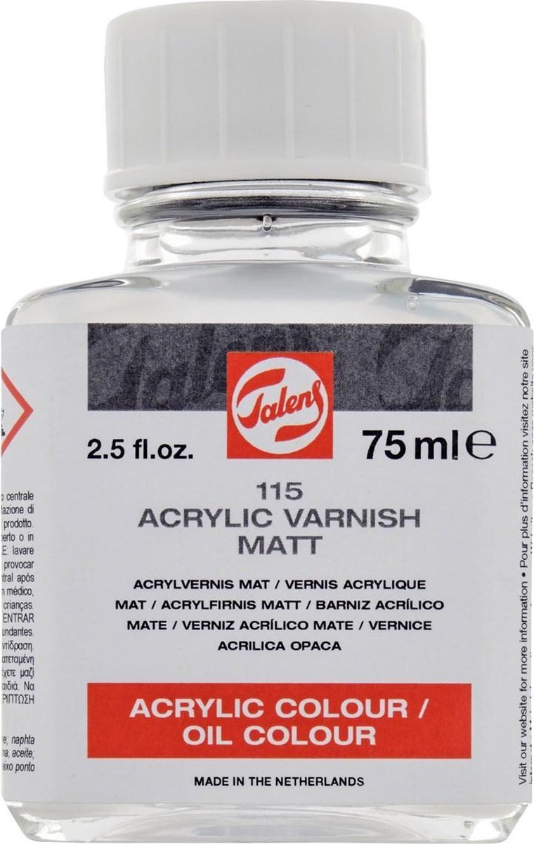   Acrylvernis Mat 115 Fles 75 ml