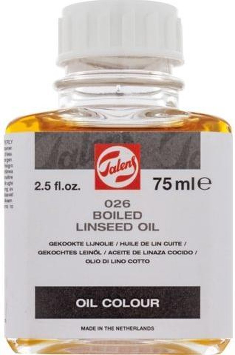   Gekookte lijnolie flacon 75 ml