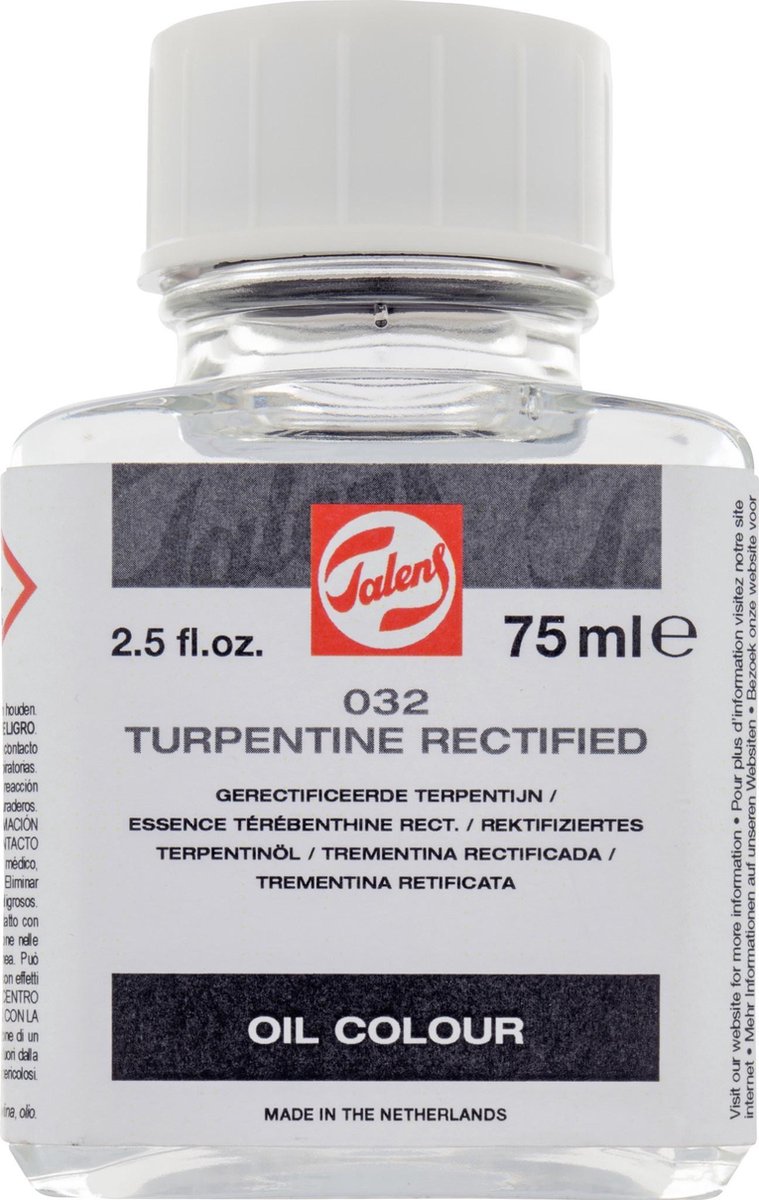 Talens Gerectificeerd Terpentijn 032 Fles 75 ml