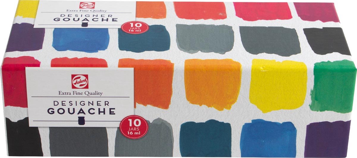Talens Gouache Colour Mixing Set 10 x 16 ml