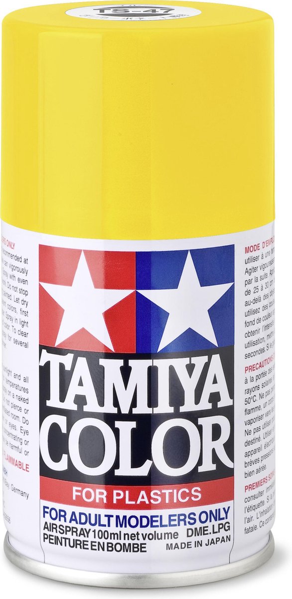 Tamiya TS-47 Chrome Yellow - Gloss - Acryl Spray - 100ml Verf spuitbus